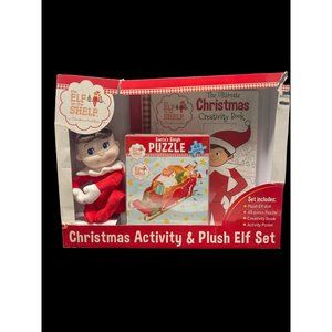 The Elf On The Shelf Christmas Activity And Plush Elf Set